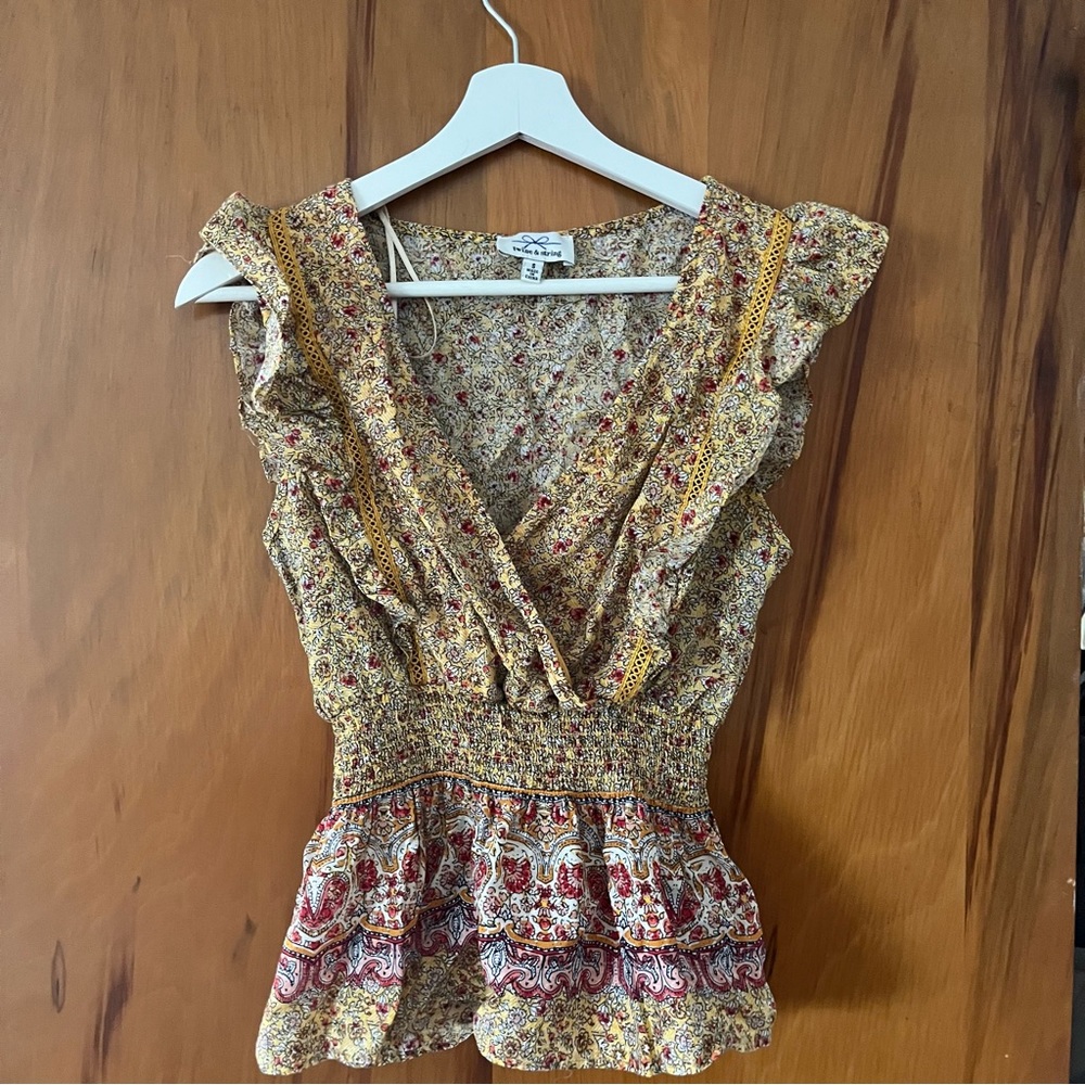 Twine & String Boho Blouse